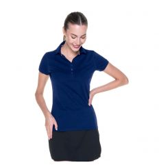 LADIES COAST - Damska koszulka polo Promostars - granatowa