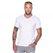 V-NECK - T-Shirt męski Promostars 22155 - biały