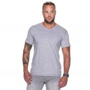 V-NECK - T-Shirt męski Promostars 22155 - szary