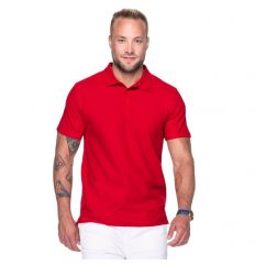 COTTON - Męska koszulka polo Promostars - czerwona