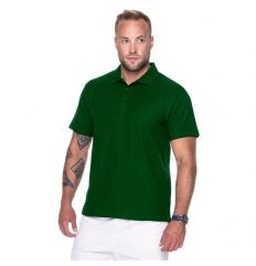 COTTON - Męska koszulka polo Promostars - ciemna zieleń