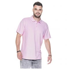 COTTON - Męska koszulka polo Promostars - jasnoróżowy