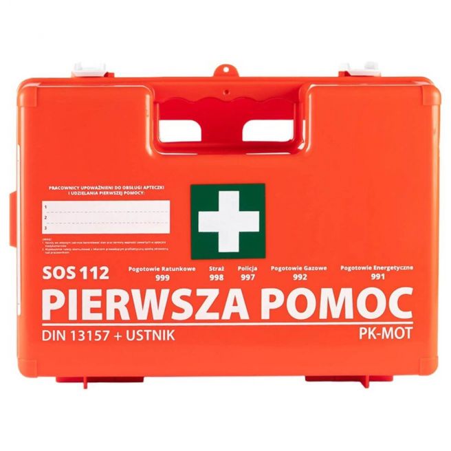 Apteczka pierwszej pomocy DIN13157 z ustnikiem