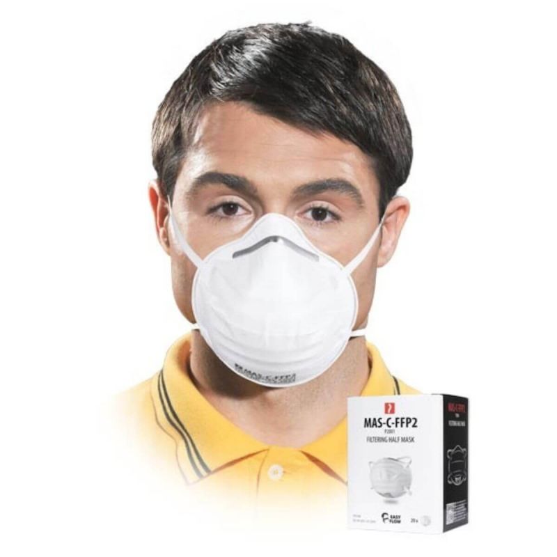 Półmaska filtrująca przeciwpyłowa typ FFP2 MAS-C-FFP2 W