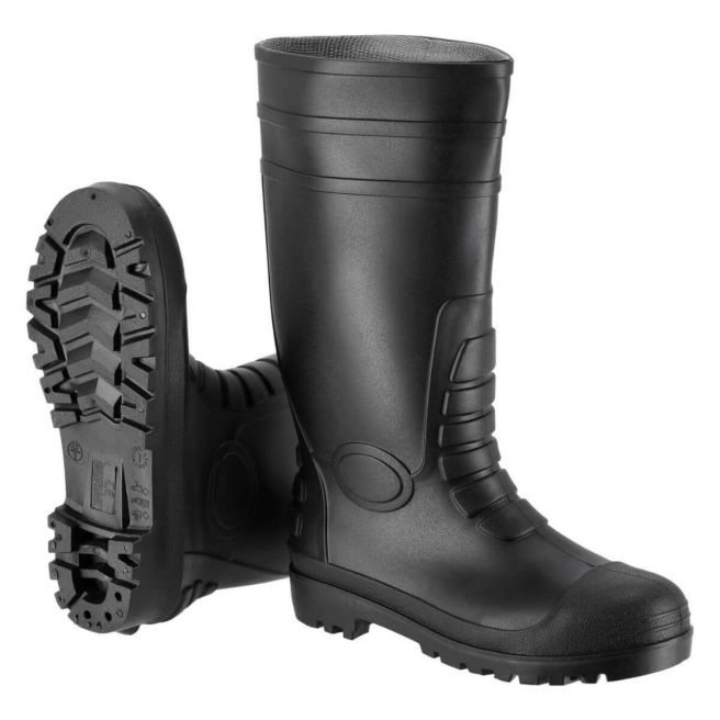 Kalosze ochronne KULLER BLACK S5 SRA Stalco