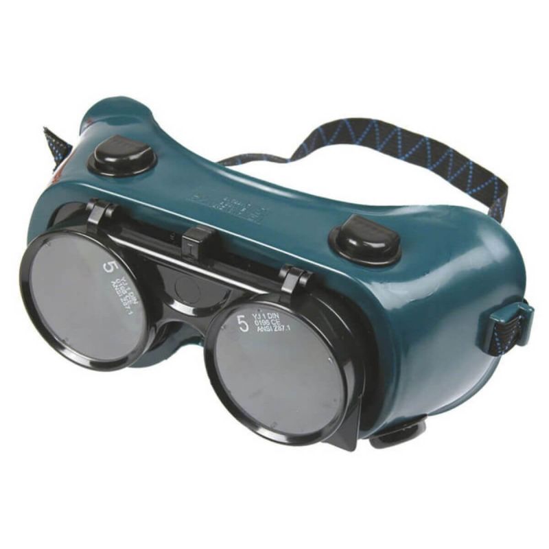 Gogle spawalnicze z uchylanymi szkłami Topex