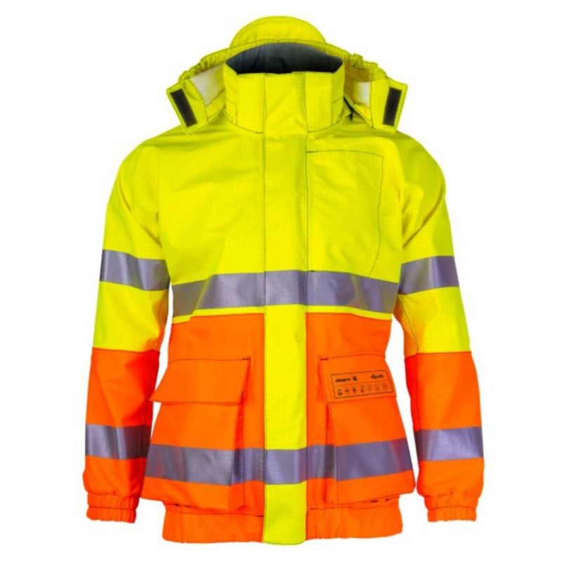 Kurtka przeciwdeszczowa trudnopalna aQuapros 282 Pros