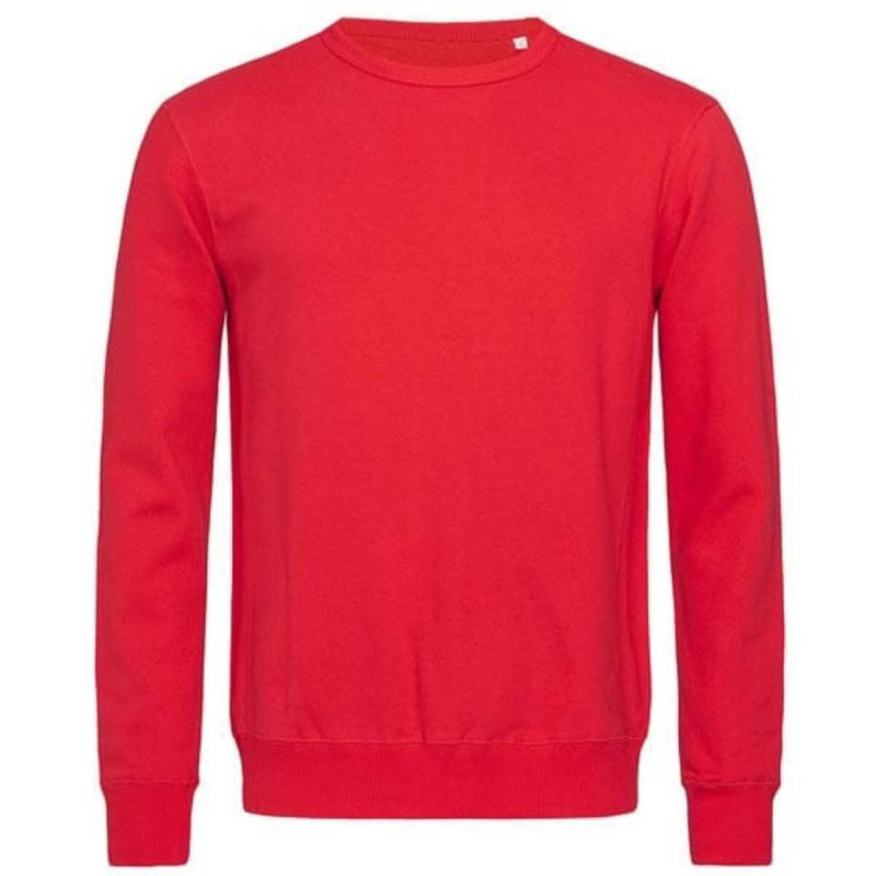 ST5620 - Bluza męska długi rękaw Stedman - czerwona crimson