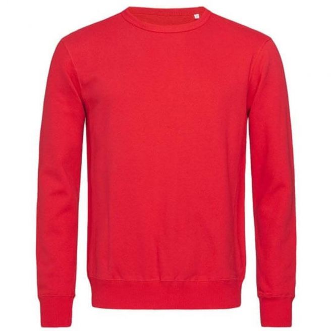ST5620 - Bluza męska długi rękaw Stedman - czerwona crimson