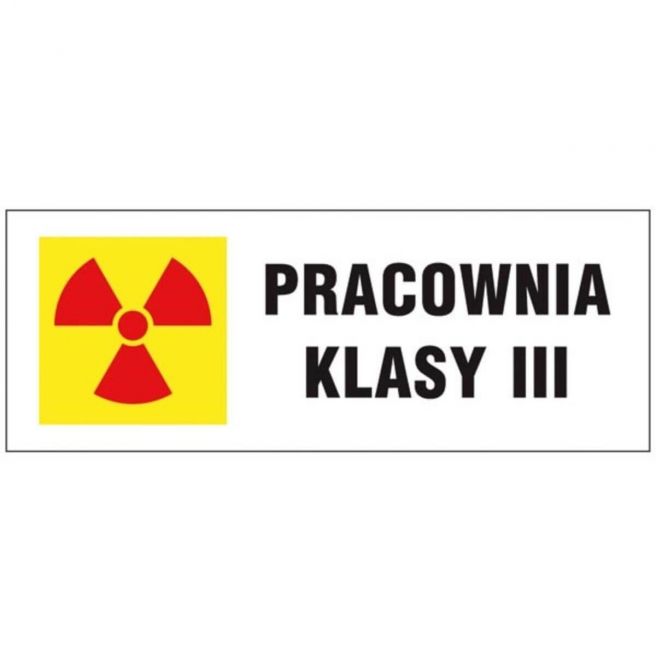 Znak bezpieczeństwa PRACOWNIA KLASY III ZZ-10PR