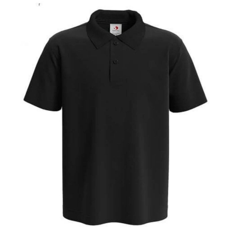 Koszulka dziecięca polo SST3200 Stedman - czarna