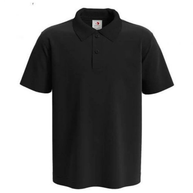 Koszulka dziecięca polo SST3200 Stedman - czarna