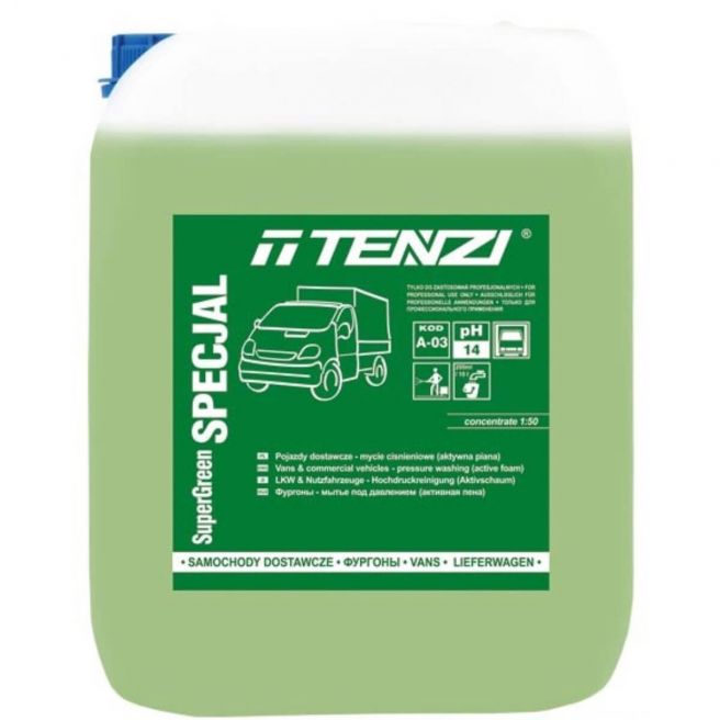 Preparat do mycia karoserii aktywna piana SuperGreen SPECJAL Tenzi 10L