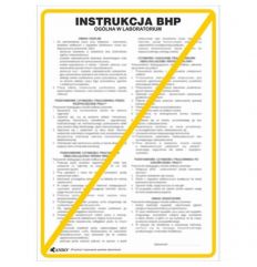 Znak INSTRUKCJA BHP I PPOŻ BHP OGÓLNA W LABORATORIUM