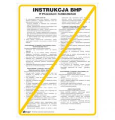 Instrukcja BHP i PPOŻ "BHP W PRALNIACH I FARBIARNIACH" ZZ-IBN26