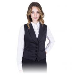 Elegancka kamizelka damska czarna ADORNO-L B Reis