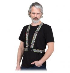 szelki z pasami odblaskowymi moro KOS-STRAPE MO Reis