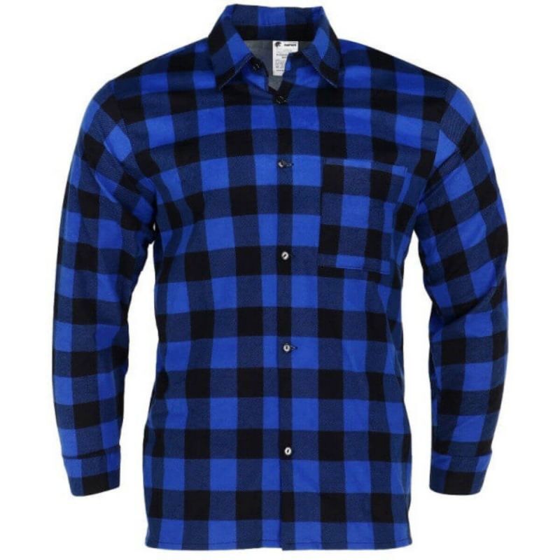 Koszula flanelowa PANTHER GITTER LUX 180 niebieska