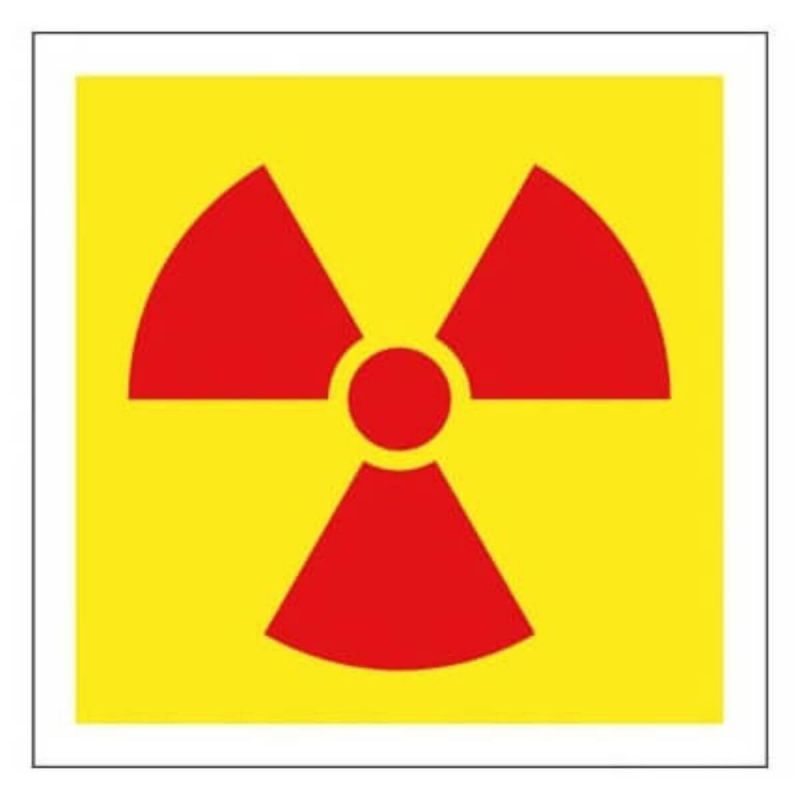 Oznakowanie promieniowania jonizującego OZNAKOWANIE BEZPOŚREDNIEGO OTWARTEGO ŹRÓDŁA PROMIENIOWANIA