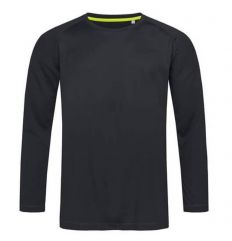 T-shirt męski z długim rękawem SST8420 BLO Stedman - czarny