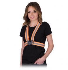 Szelki z pasami odblaskowymi KOS-STRAPE pomaranczowe ostrzegawcze Reis