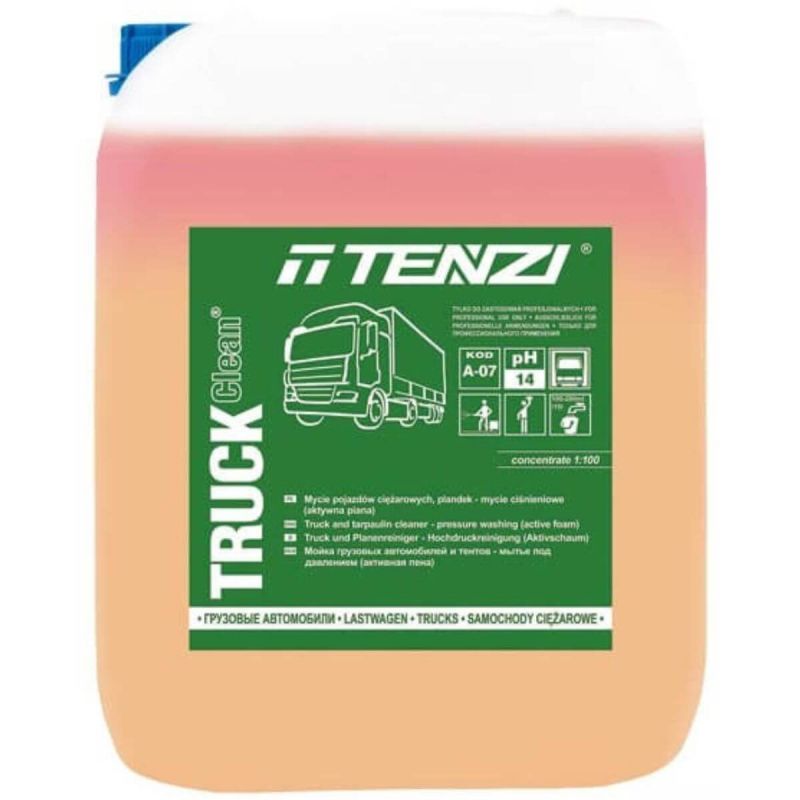 Preparat do mycia pojazdów ciężarowych i plandek TRUCK CLEAN Tenzi 10L