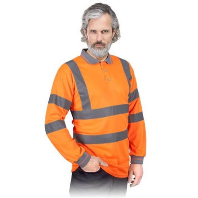 Koszulka polo ostrzegawcza POLO-FLUO P Reis pomarańczowa