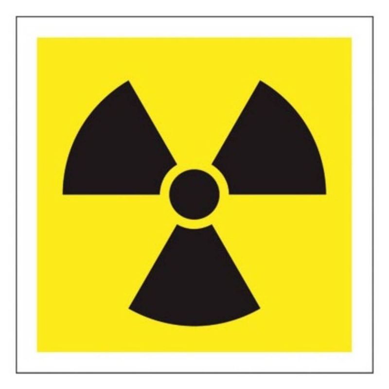 Znak bhp OZNAKOWANIE ŹRÓDŁA PROMIENIOWANIA