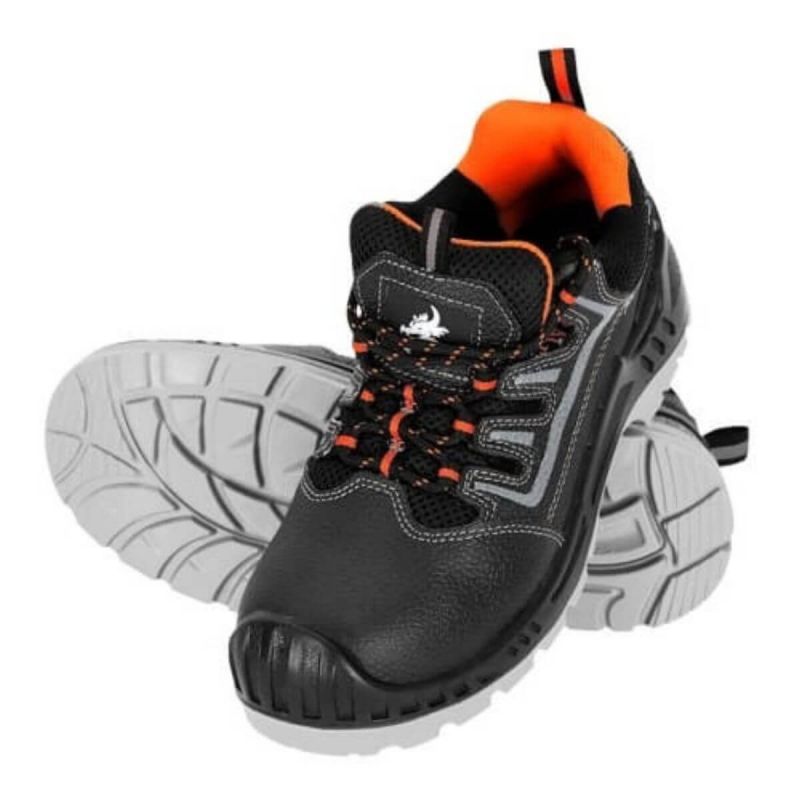 Buty bezpieczne BCTITAN_S BP S1PS SR FO Reis - czarno-pomarańczowy