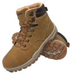 Buty zimowe wysokie damskie z kożuszkiem BOASPEN BE beżowe