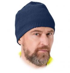 Czapka zimowa wodoodporna ocieplana polarem CZWATER G Reis granatowa