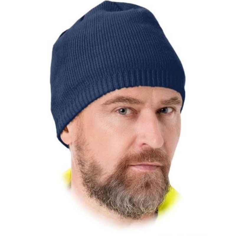 Czapka zimowa wodoodporna ocieplana polarem CZWATER G Reis granatowa