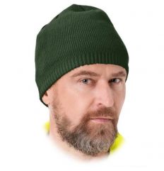 Czapka zimowa wodoodporna ocieplana polarem CZWATER Z Reis zielona