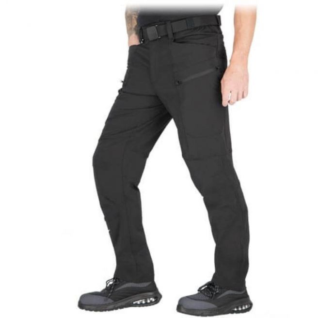 Spodnie ochronne do pasa z kieszeniami na zamek RAMBLER-T B Reis czarne