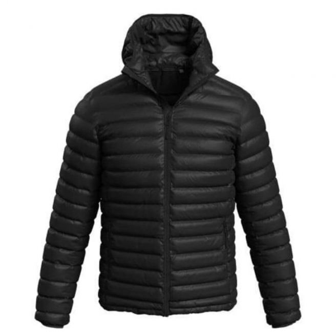 Pikowana kurtka męska SST5420 BLO Stedman czarny