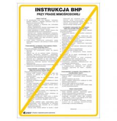 Instrukcja BHP i PPOŻ BHP dla obsługi pras mimośrodowych