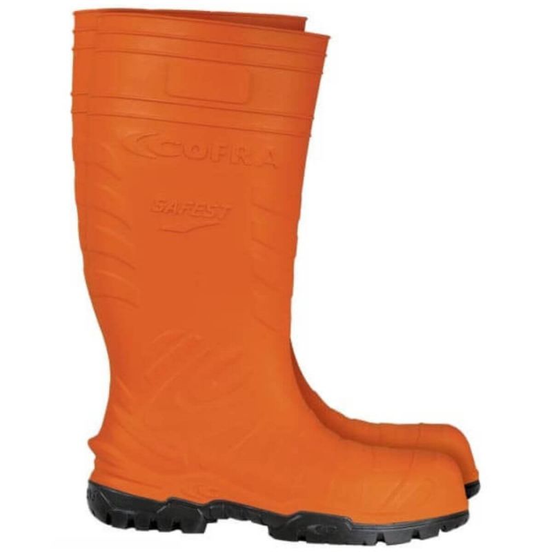 Wysokie gumowce odporne na zimno SAFEST S5 CI SRC Cofra pomarańczowe