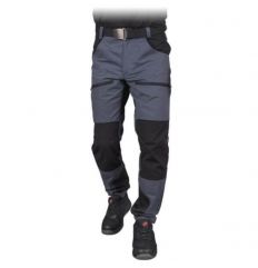 Spodnie ochronne do pasa rozciągliwe HOBBER Reis ciemnoszaro-czarny