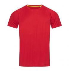 T-shirt męski SST8410 Stedman czerwona
