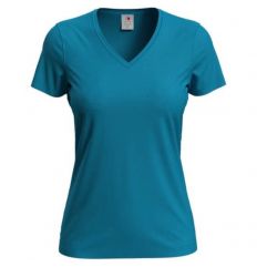 T-shirt damski V-neck...