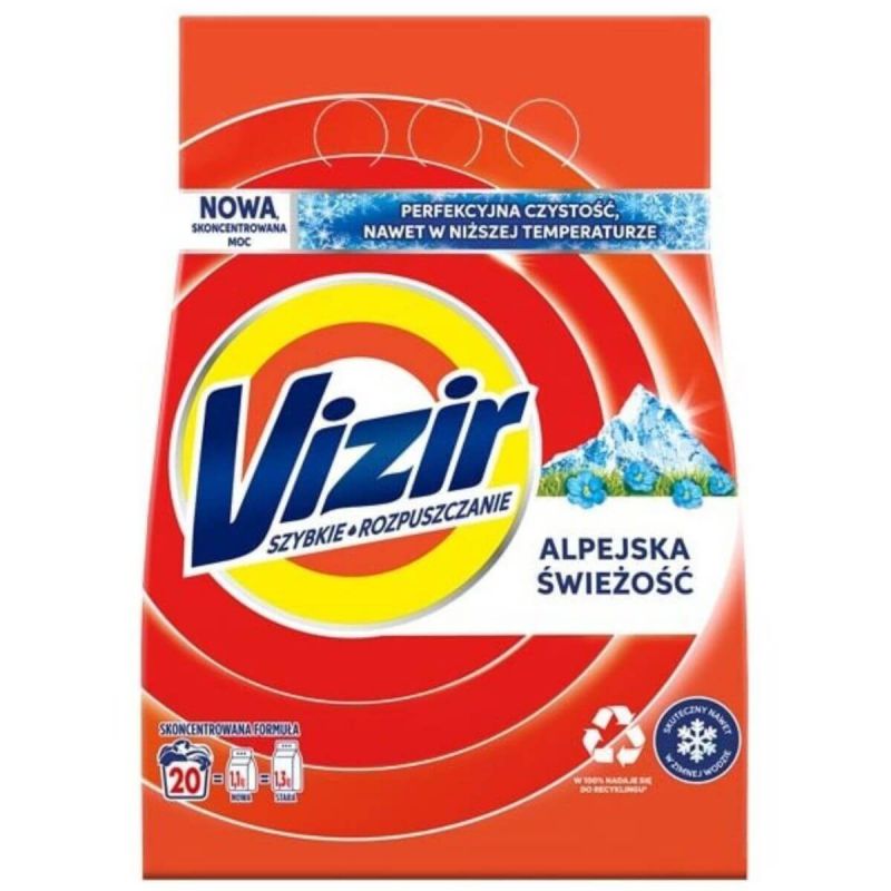 Proszek do prania VIZIR Alpejska świeżość 1,1 kg