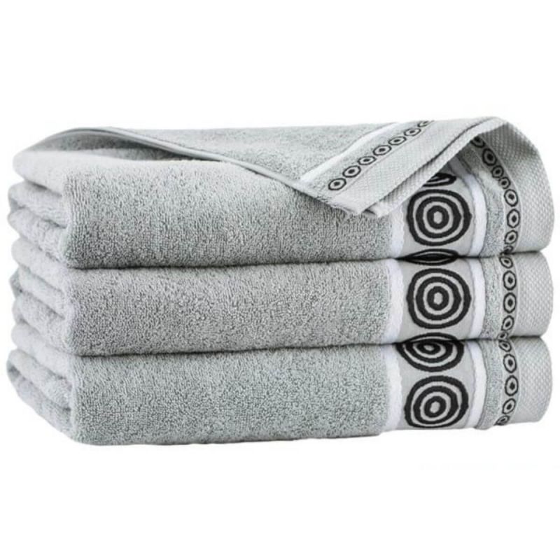 Ręcznik bawełniany RONDO 2 50X90 JS Zwoltex jasnoszary