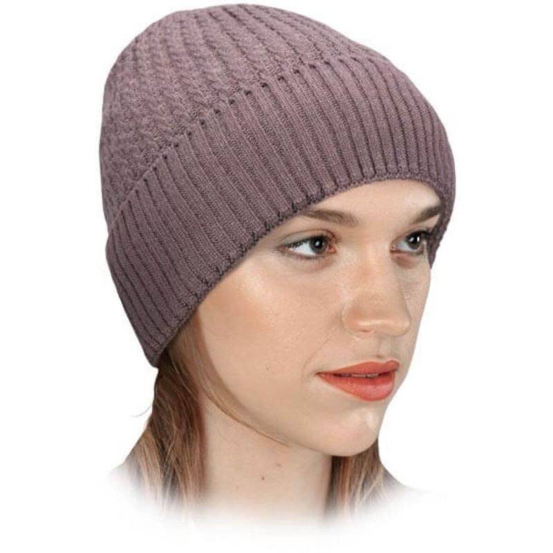 Czapka ochronna damska ocieplana CZFRIO BE Reis beżowa