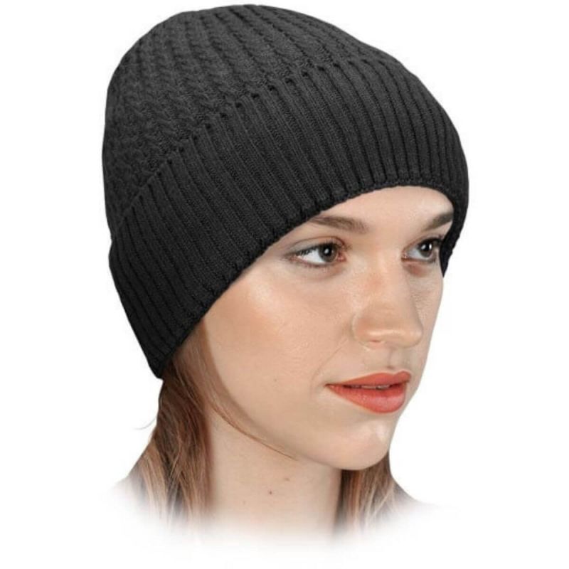 Czapka ochronna damska ocieplana CZFRIO B Reis czarna