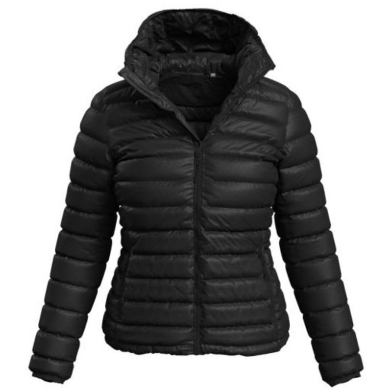 Damska pikowana kurtka SST5520 BLO Stedman czarna