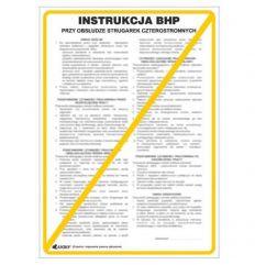 Instrukcja BHP i PPOŻ BHP dla obsługi strugarek czterostronnych do drewna