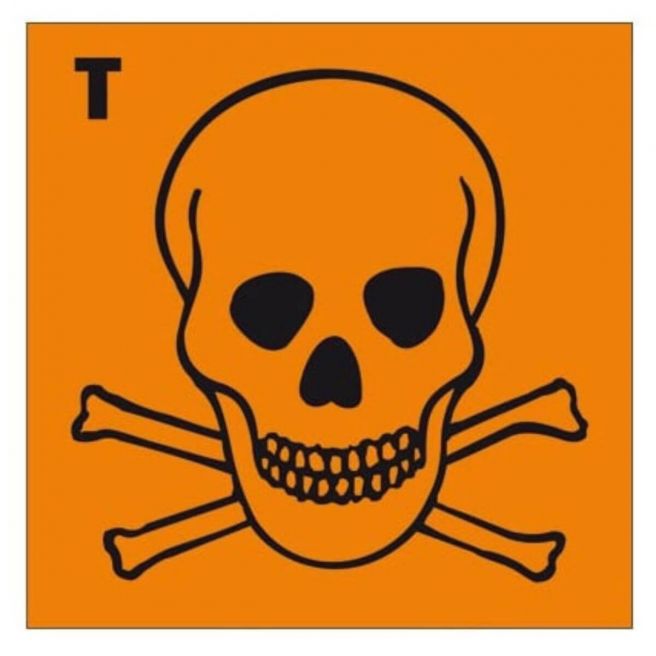 Oznakowanie substancji chemicznych SUBSTANCJA TOKSYCZNA