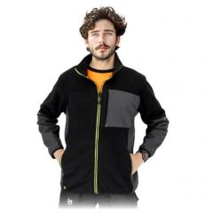 Bluza ochronna polarowa LH-POLSHELL BY Leber&Hollman czarno-żółta