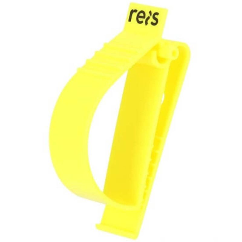 Klips do zaczepiania hełmu ochronnego KAS-CLIP Y Reis żółty