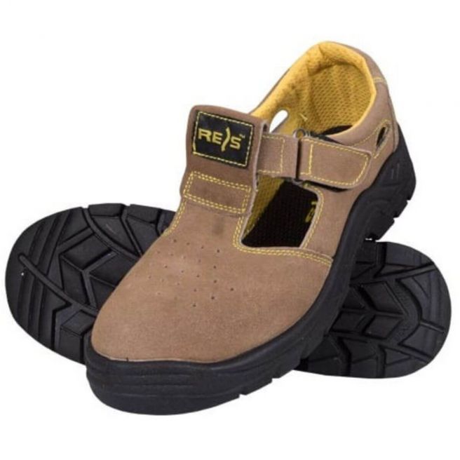 Sandały do pracy zamszowe BRYESSUN-S-S1 BESY Reis beżowe
